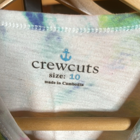 J Crew Crewcuts Kids' tie-dye "hang in there" T-shirt Size 10 - Picture 4 of 6